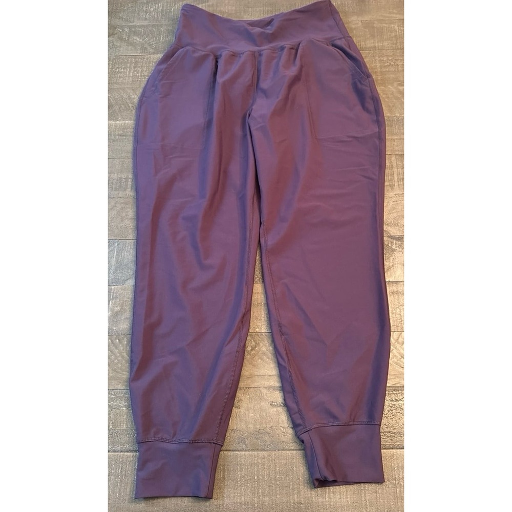 Old Navy Women's Active Purple Powersoft High Rise Go Dry Joggers Size Large
